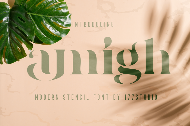 Amigh — Modern Serif Font