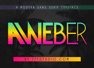 Aweber – Modern Sans Serif Font