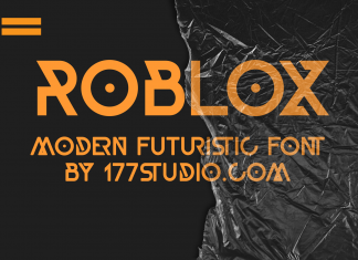 Roblox – Geometric Sans Font