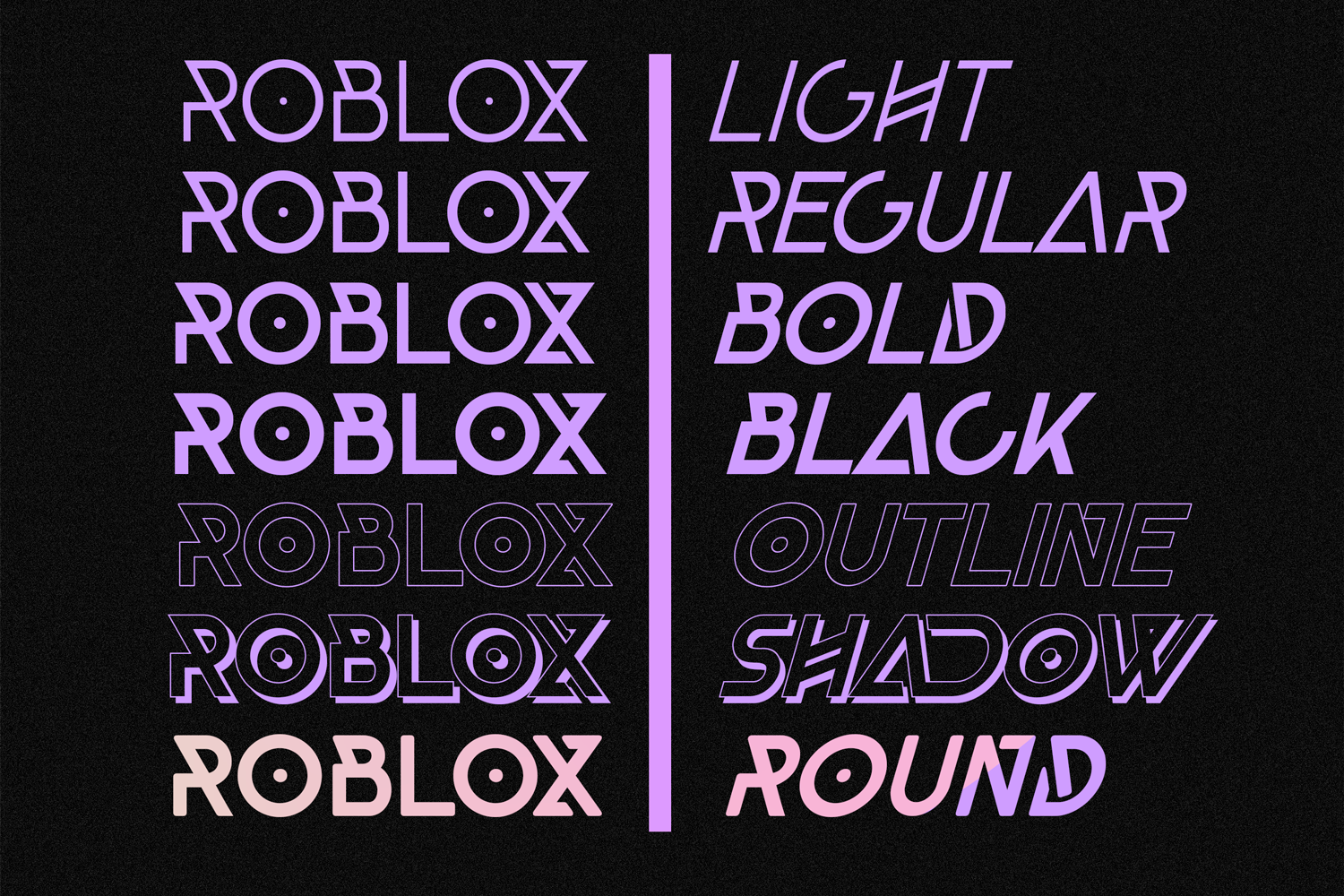 Roblox Geometric Sans Font 177 Studio   Roblox Font 7 