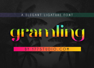 gramling – unique & chic font