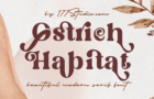 Ostrich Habitat Font