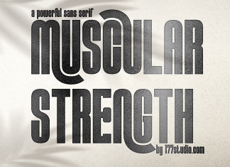 Muscular Strength Font