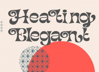Heating Elegant Font