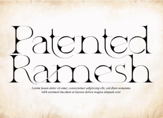 Patented Ramesh – Royal Serif Font