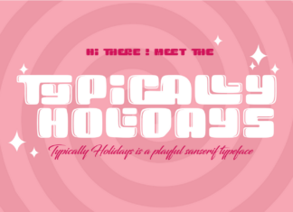 Typically Holidays – Playful Font