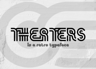THEATERS – TWIN-LINE FONT