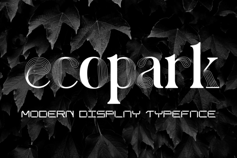 Ecopark - Line Font