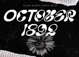 October 1892 Font