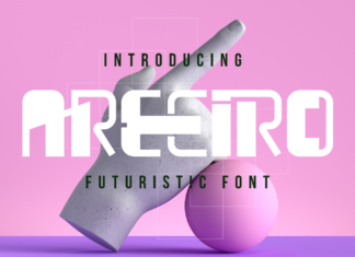 AREEIRO – Futuristic Tech Font