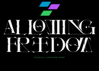 Allowing Freedom – Ligature Font