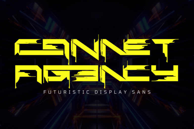 Cannet Agency - Cyberpunk Font