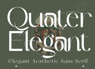 Quater Elegant Font