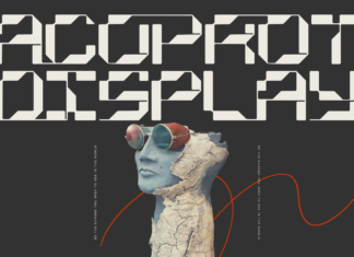 Acoprot Display Font
