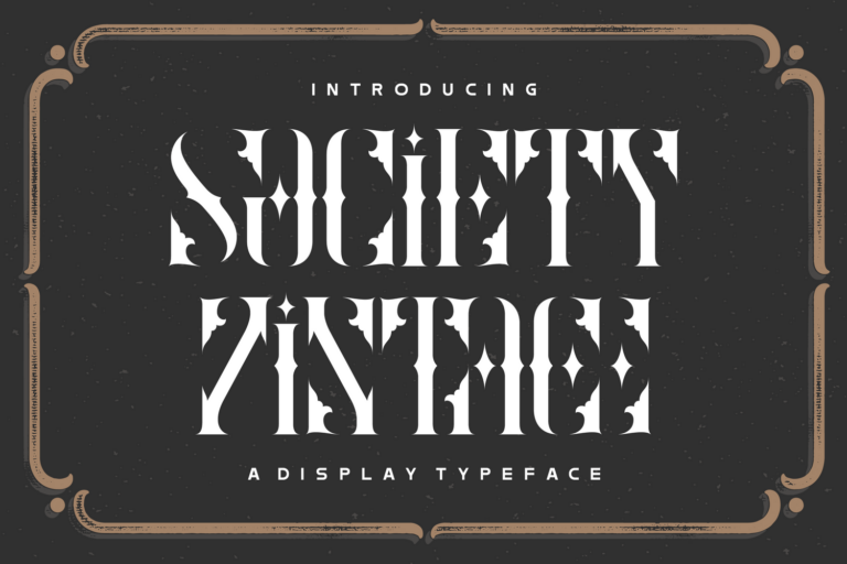 Society Vintage Font