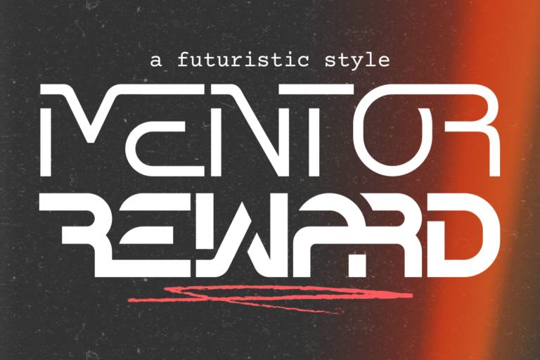 Mentor Reward - Futuristic Font