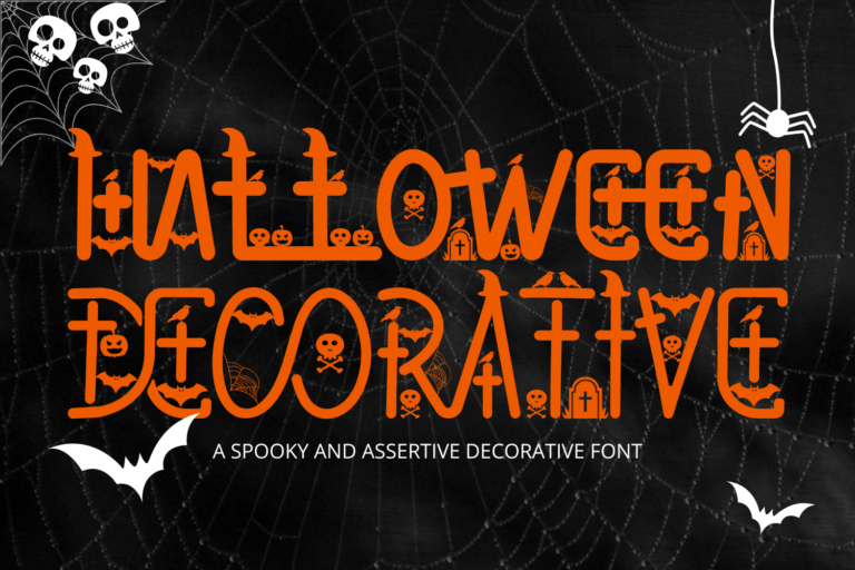 Halloween Decorative Font