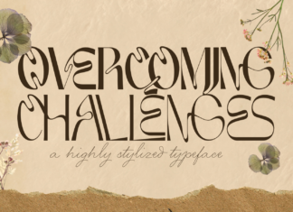 OVERCOMING CHALLENGES FONT