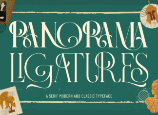 Panorama Ligatures Font