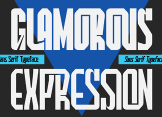 GLAMOROUS EXPRESSION FONT