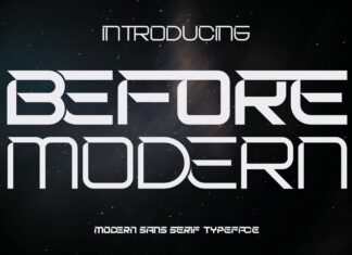 Before Modern Font