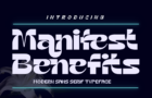 Manifest Benefits Font