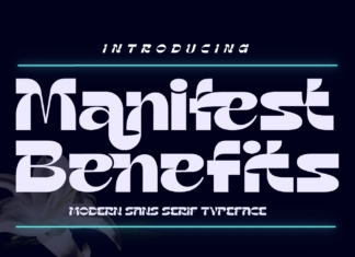 Manifest Benefits Font