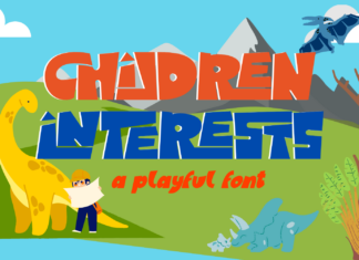 CHILDREN INTERESTS – PLAYFUL FONT