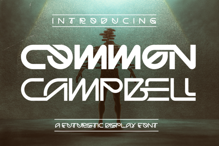 Common Campbell - Futuristic Font