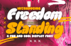 Freedom Standing - Bubble Font