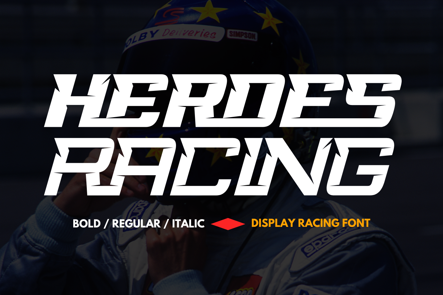 Heroes Racing Font - 177 Studio