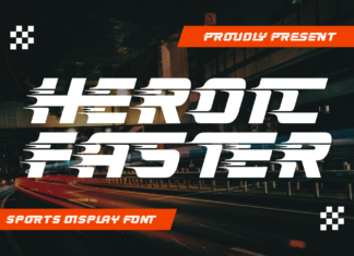 Heroic Faster Font