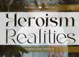 Heroism Realities Font