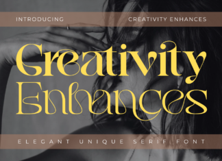 Creativity Enhances Font