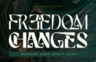 Freedom Changes Font