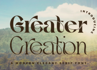 Greater Creation Font