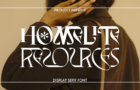 Homelite Resources Font