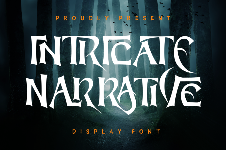 INTRICATE NARRATIVE FONT