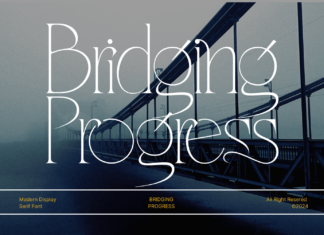 Bridging Progress Font