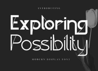 Exploring Possibility Font