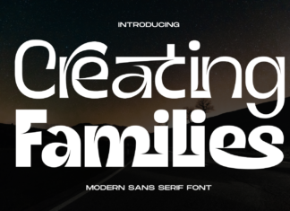 Creating Families Font