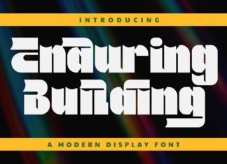 Enduring Building Font