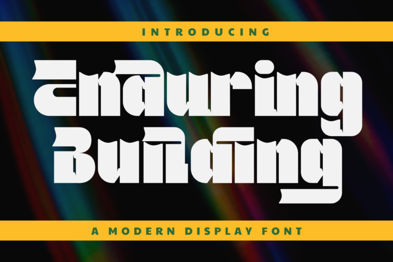 Enduring Building Font