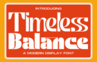 Timeless Balance Font