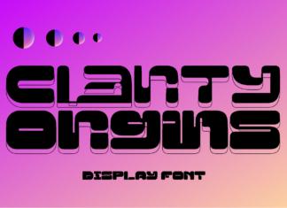 Clarity Origins – Futuristic Font