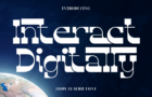 Interact Digitally Font