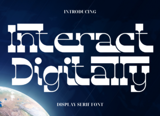 Interact Digitally Font