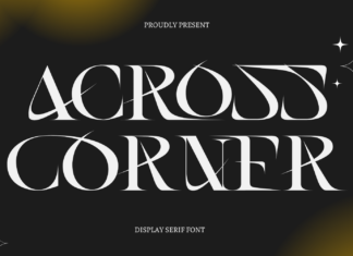 Across Corner Font