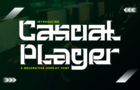 Casual Player - Space Font