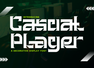 Casual Player – Space Font